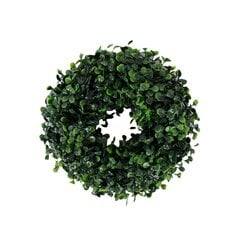 Kranssi BUXUS GREENLAND D15cm, vihreä hinta ja tiedot | Joulukuuset ja kranssit | hobbyhall.fi