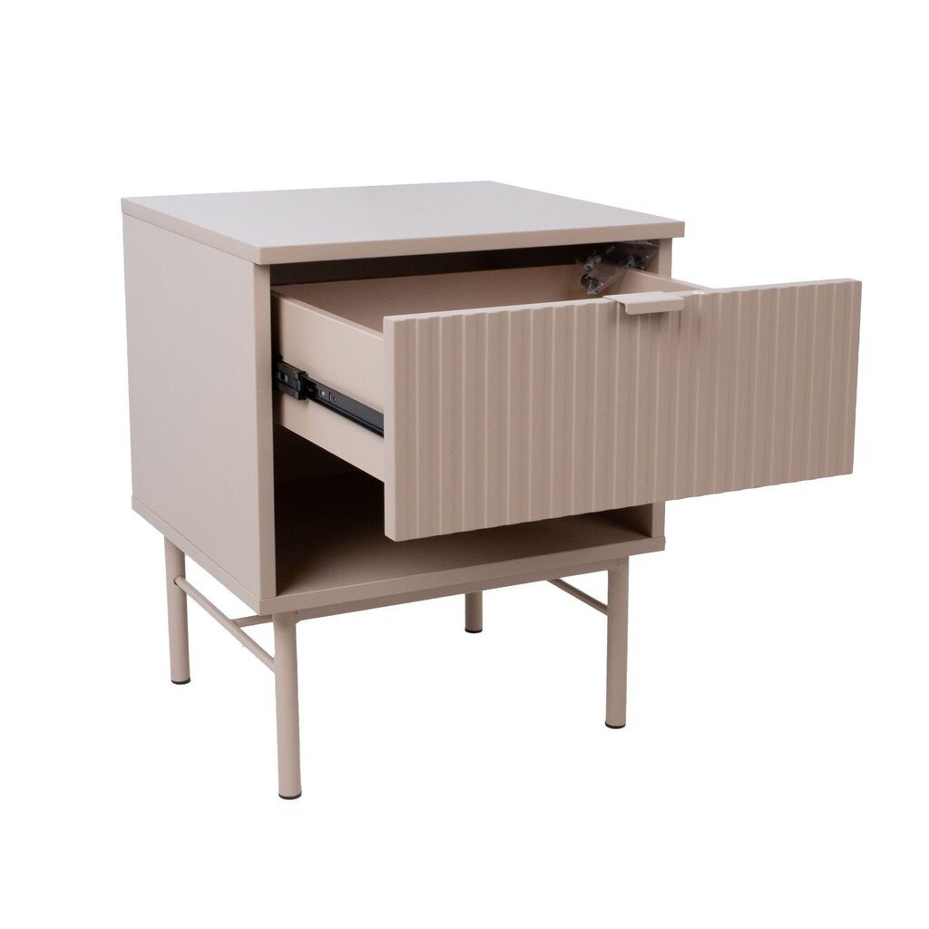 Yöpöytä SEQUENCE 45x40xH55cm, 3D cappuccino hinta ja tiedot | Yöpöydät | hobbyhall.fi