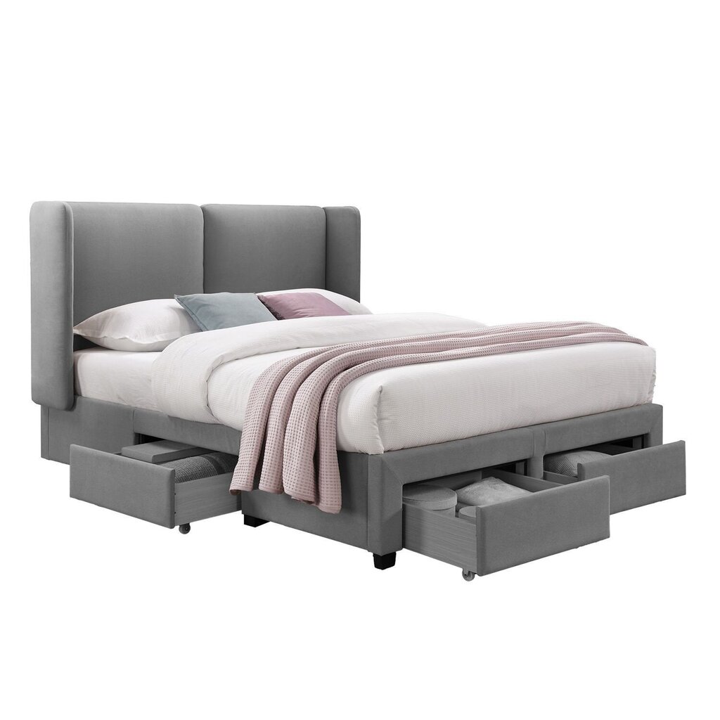Sänky SUGI 160x200cm, harmaa hinta ja tiedot | Sängyt | hobbyhall.fi