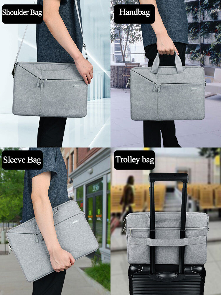 WiWU City Commuter Bag up to 15.4 " Laptop, black hinta ja tiedot | Tietokonelaukut | hobbyhall.fi