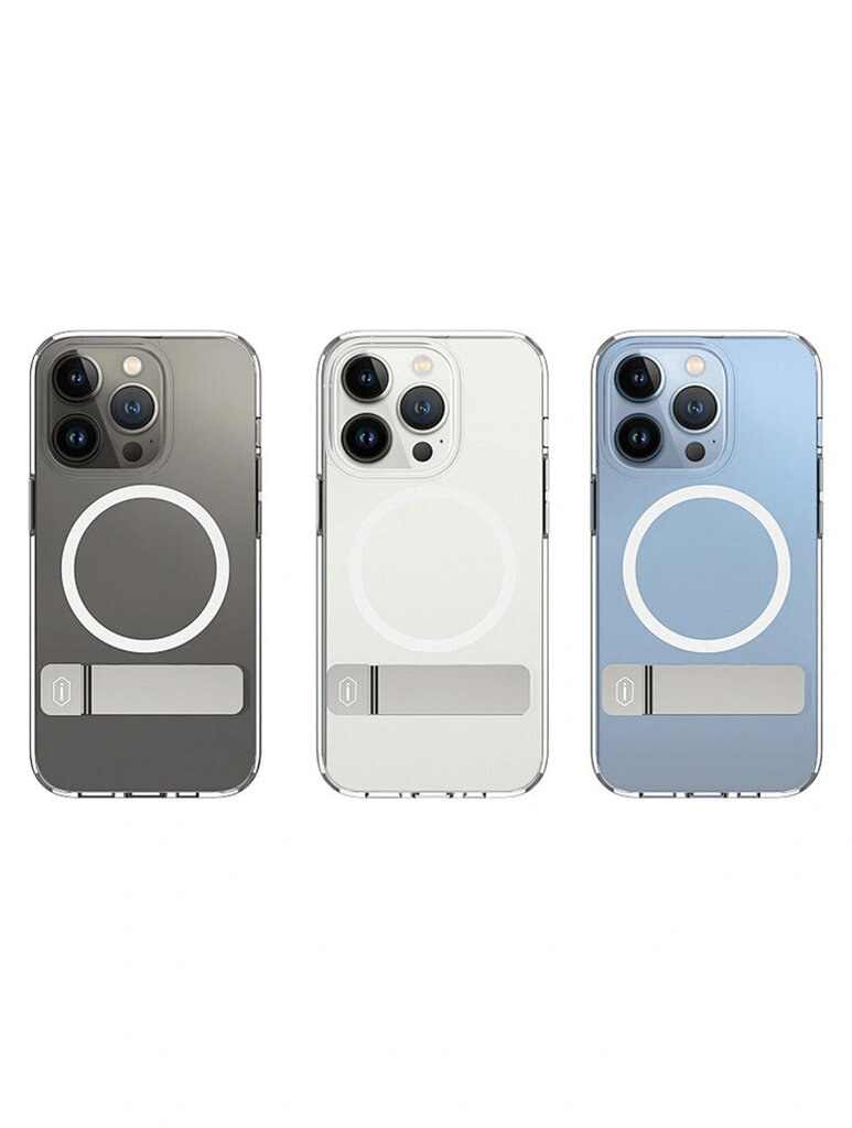 WiWU Aurora Crystal Stand Case iPhone 14 Pro Magsafe hinta ja tiedot | Puhelimen kuoret ja kotelot | hobbyhall.fi