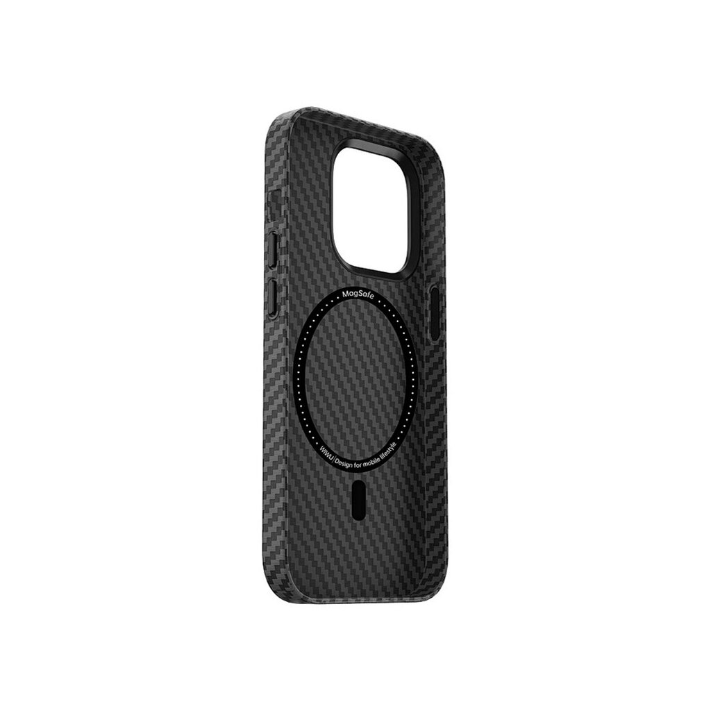 WiWU Kevlar case iPhone 14 Magsafe black hinta ja tiedot | Puhelimen kuoret ja kotelot | hobbyhall.fi
