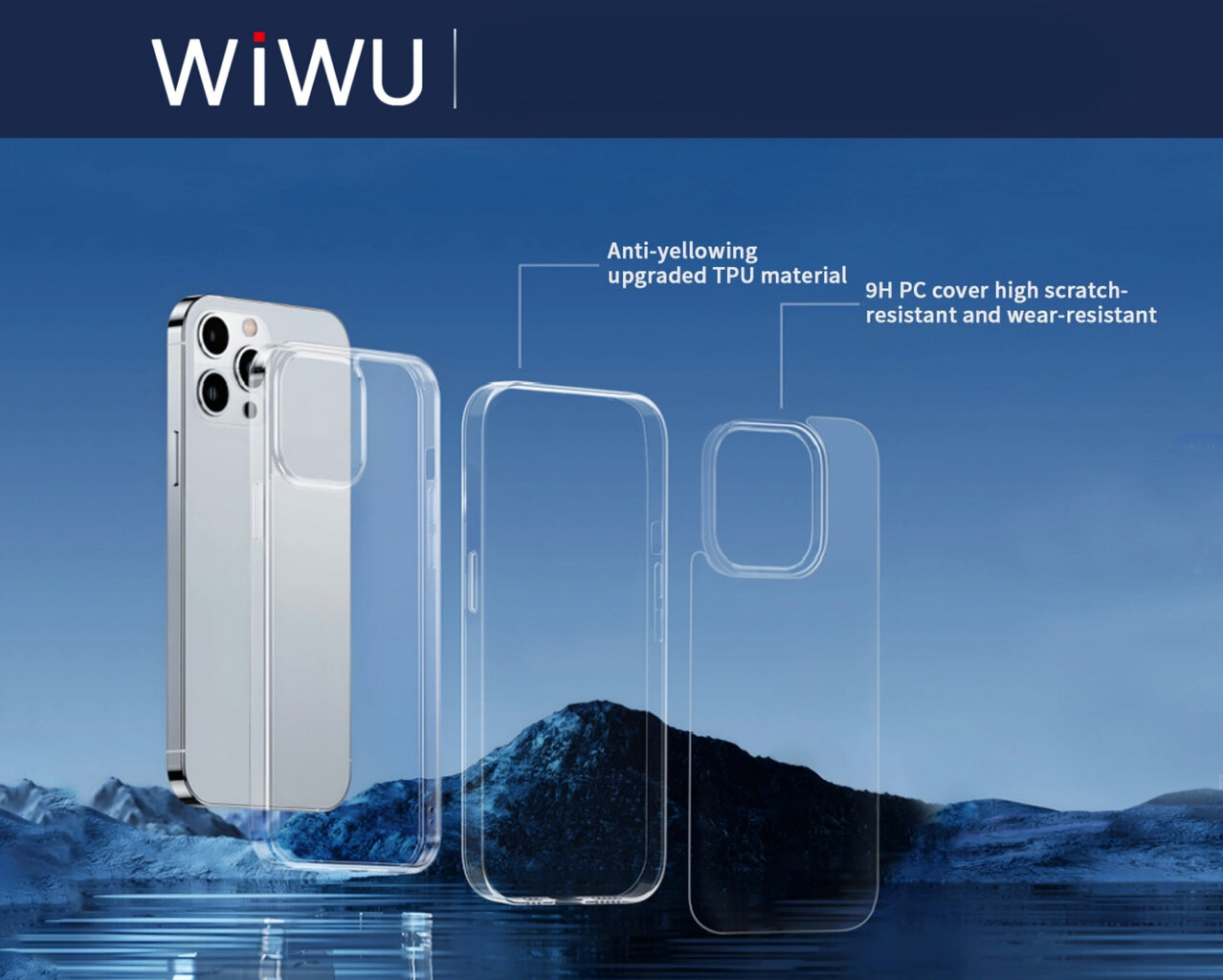 WiWU Crystal Clear Hard Case iPhone 14 hinta ja tiedot | Puhelimen kuoret ja kotelot | hobbyhall.fi