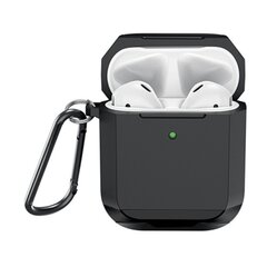 WiWU iShield case Airpods 2 black hinta ja tiedot | Kuulokkeiden tarvikkeet | hobbyhall.fi