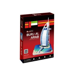 CUBICFUN 3D Palapeli Burj Al Arab hinta ja tiedot | CubicFun Lelut yli 3-vuotiaille lapsille | hobbyhall.fi