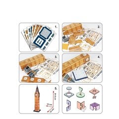 CUBICFUN 3D Palapeli Big Ben hinta ja tiedot | CubicFun Lelut yli 3-vuotiaille lapsille | hobbyhall.fi