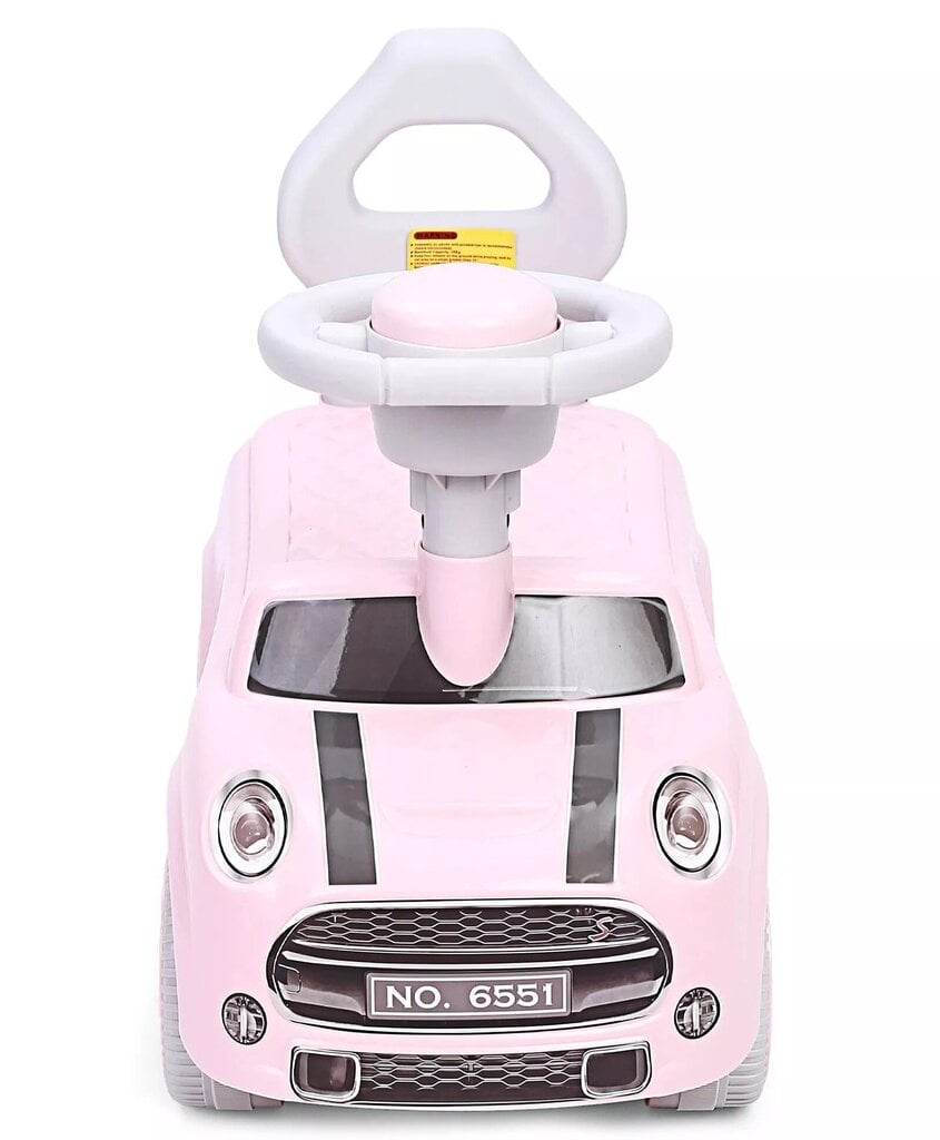 Mini Cooper lasten potkuauto, vaaleanpunainen hinta ja tiedot | Vauvan lelut | hobbyhall.fi