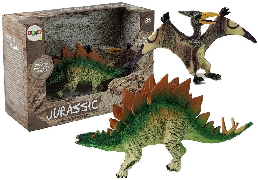 Dinosaurus setti Stegosaurus ja Pteranodon hinta ja tiedot | Poikien lelut | hobbyhall.fi