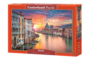 Palapeli Castorland Venice At Sunset, 500 osallistujaa. hinta ja tiedot | Palapelit | hobbyhall.fi