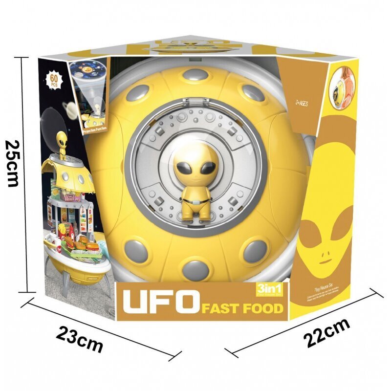 Taitettava pikaruokaravintola UFO hinta ja tiedot | Tyttöjen lelut | hobbyhall.fi