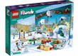 41758 LEGO® Friends Joulukalenteri 2023 + pehmotyyny 50cm hinta ja tiedot | LEGOT ja rakennuslelut | hobbyhall.fi