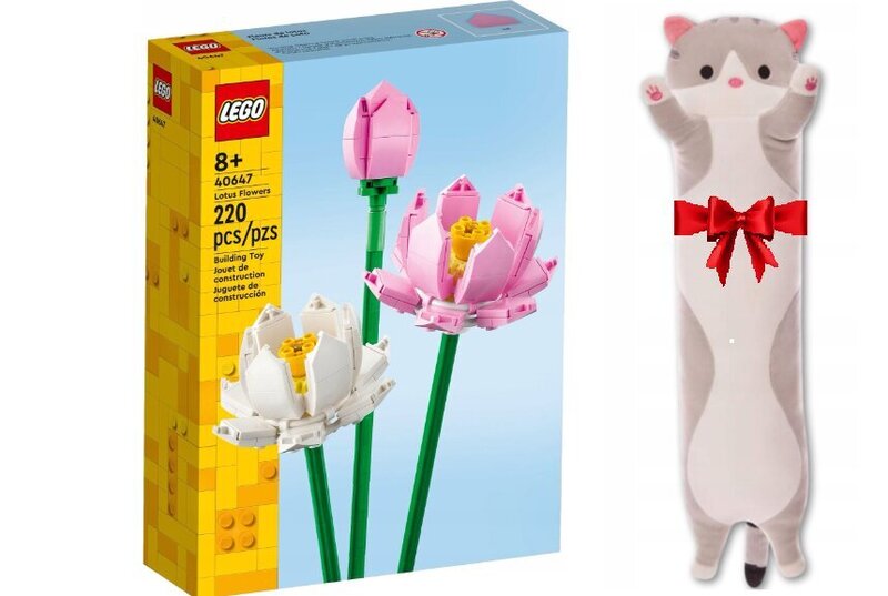 40647 LEGO® Creator Lotus Flowers -setti ja pehmotyynykissa