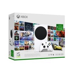 Microsoft Xbox Series S Console - White + 3 Month Game Pass (EU) (Xbox Series S) kaina ir informacija | Pelikonsolit | hobbyhall.fi