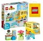 10988 LEGO® Duplo Bussimatkapalikasetti ja kissan pehmotyyny hinta ja tiedot | LEGOT ja rakennuslelut | hobbyhall.fi