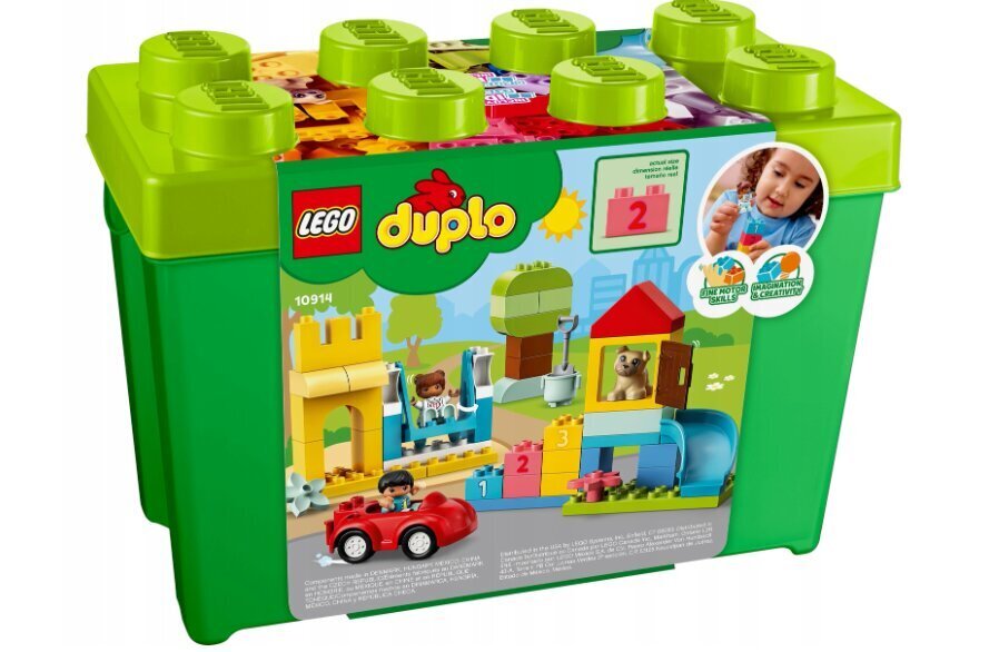 10914 LEGO® Duplo Deluxe palikkalaatikko ja pehmotyynykissa hinta ja tiedot | LEGOT ja rakennuslelut | hobbyhall.fi