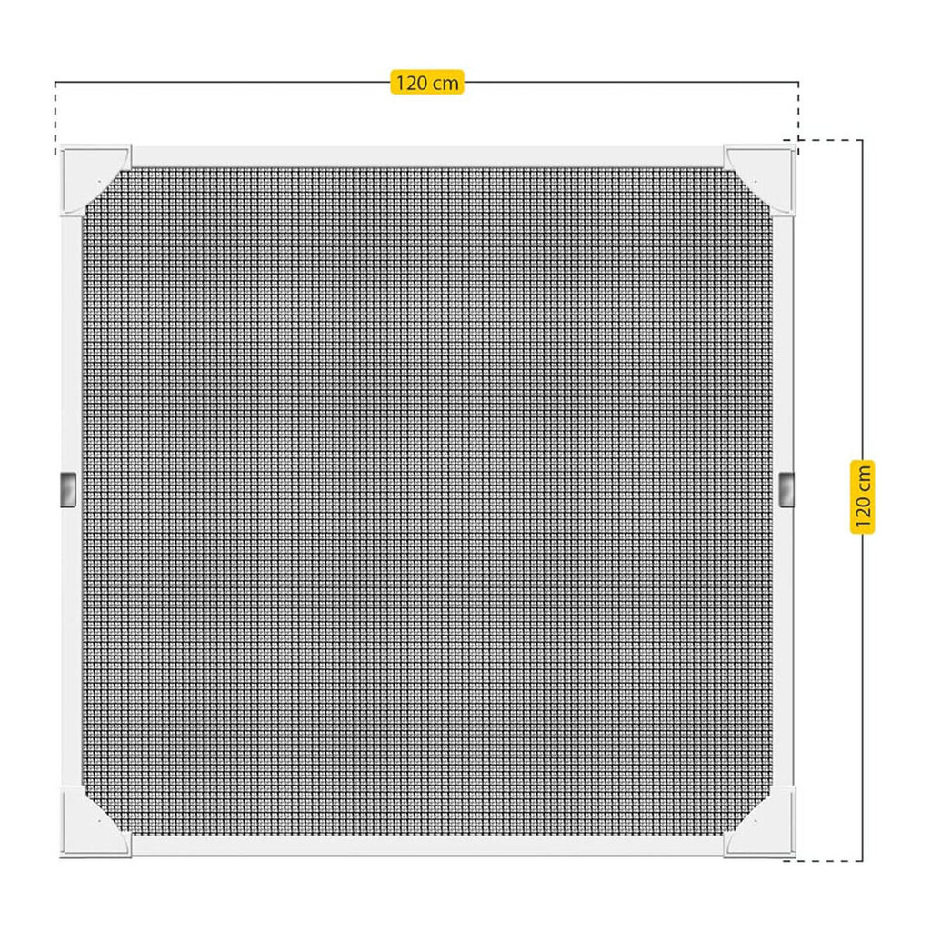 Hyttysverkko Schellenberg 117 cm Lasikuitu (100 x 120 cm) hinta ja tiedot | Hyttysverkot | hobbyhall.fi