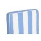 Tuolityyny DKD Home Decor Raidat Valkoinen Taivaansininen (42 x 4 x 115 cm) hinta ja tiedot | Istuintyynyt, pehmusteet ja päälliset | hobbyhall.fi
