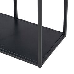 Hyllyt 90 x 30 x 188 cm Musta Teräs hinta ja tiedot | Hyllyt | hobbyhall.fi