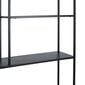 Hyllyt 90 x 30 x 188 cm Musta Teräs hinta ja tiedot | Hyllyt | hobbyhall.fi