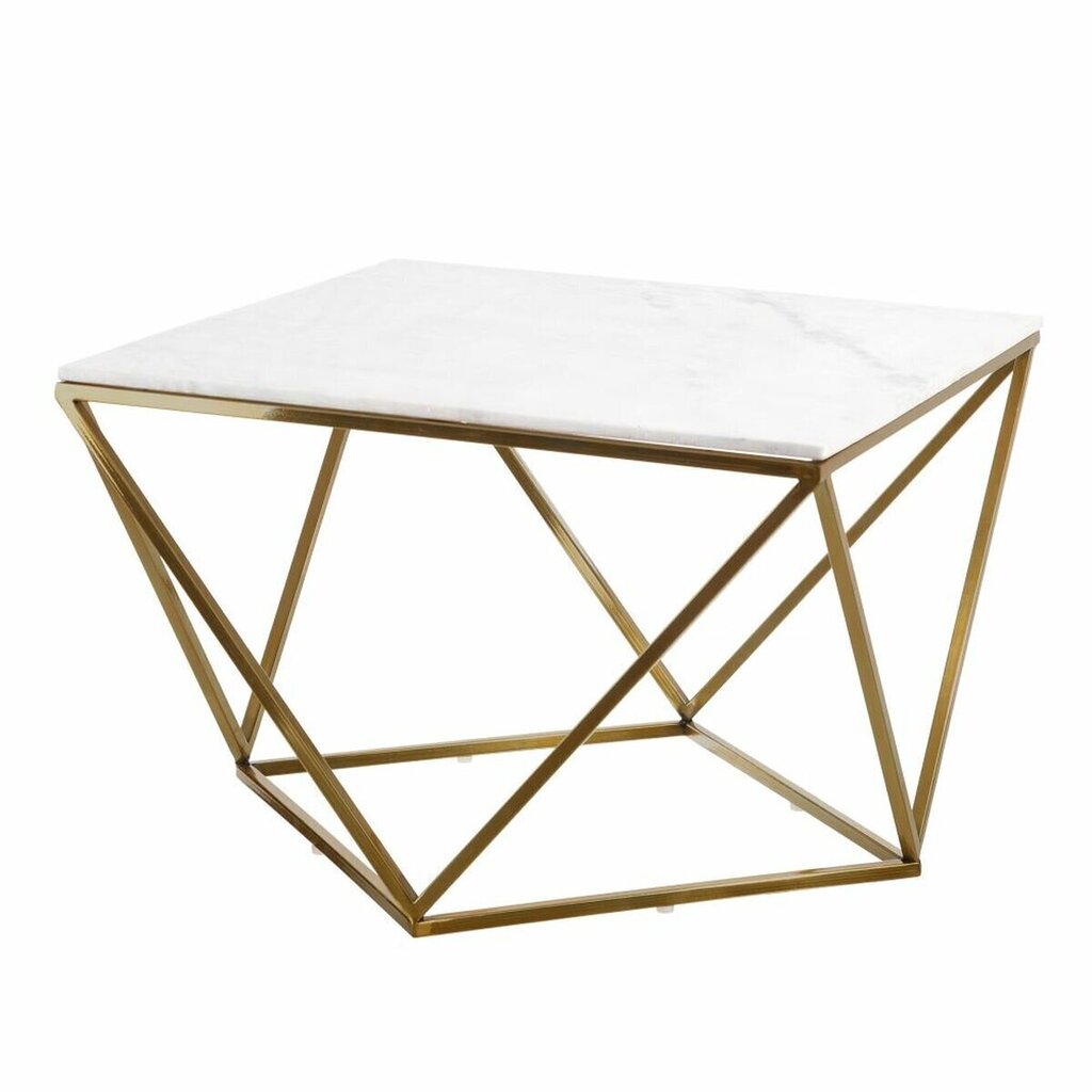 Olohuoneen pöytä 76 x 76 x 48 cm Marmori hinta ja tiedot | Sohvapöydät | hobbyhall.fi