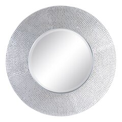 Seinäpeili 87,6 x 6,6 x 87,6 cm Kristalli Valkoinen Polyuretaani hinta ja tiedot | Peilit | hobbyhall.fi