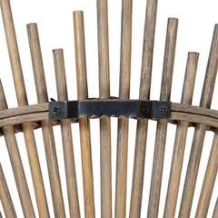 Seinäpeili Harmaa Bambu 72 x 3 x 72 cm hinta ja tiedot | Peilit | hobbyhall.fi