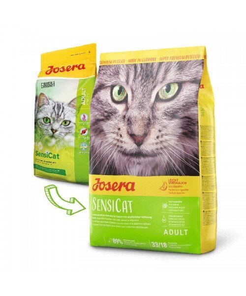 Josera SensiCat jautrioms katėms, 10 kg hinta ja tiedot | Kissan kuivaruoka | hobbyhall.fi