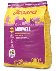 Josera Dog Miniwell pienikokoisille koirille, 5x900 g hinta ja tiedot | Koiran kuivaruoka | hobbyhall.fi