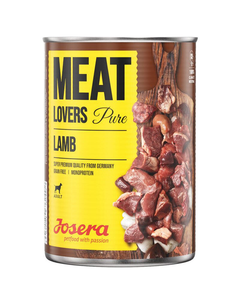 Josera Meatlovers Pure su ėriena, 6x800 g hinta ja tiedot | Koiran märkäruoka | hobbyhall.fi