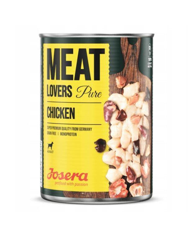Josera Meatlovers Pure su vištiena, 6x800 g hinta ja tiedot | Koiran märkäruoka | hobbyhall.fi