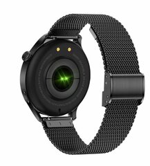 Garett Smartwatch Garett Lady Elegance RT black steel Smartwatch IPS / Bluetooth / IP67 hinta ja tiedot | Älykellot | hobbyhall.fi