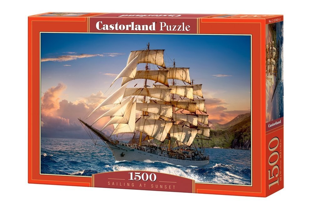 Palapeli Castorland Sailing at Sunset, 1500 palaa hinta ja tiedot | Palapelit | hobbyhall.fi