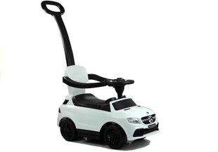 Mercedes Ride-on potkuauto, jossa on kahva, valkoinen hinta ja tiedot | Vauvan lelut | hobbyhall.fi