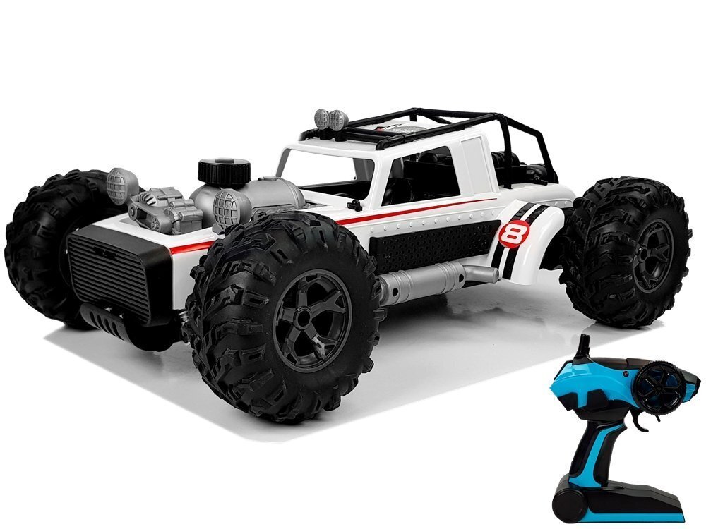 Kauko-ohjattava auto "Auto Buggy", valkoinen hinta ja tiedot | Poikien lelut | hobbyhall.fi