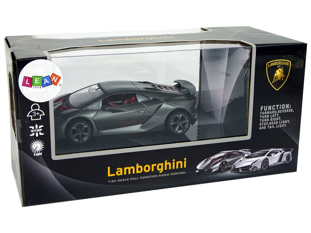 Lamborghini kauko-ohjattava urheiluauto, hopea hinta ja tiedot | Poikien lelut | hobbyhall.fi