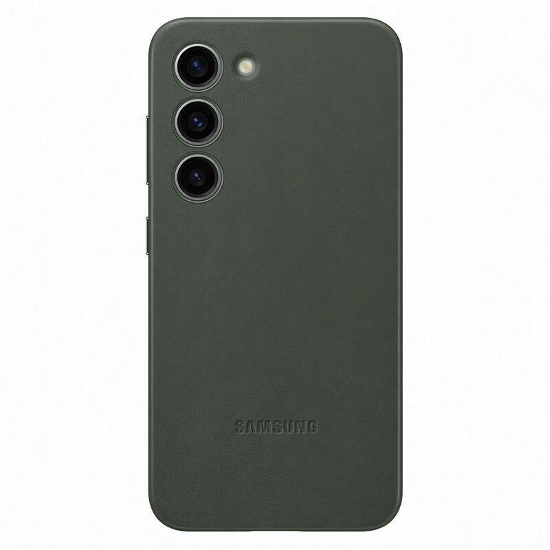 Samsung suojakotelo Galaxy S23 Leather Cover, vihreä hinta ja tiedot | Puhelimen kuoret ja kotelot | hobbyhall.fi