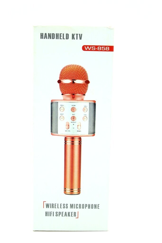 Mikrofoni karaoke WS-858 hinta ja tiedot | Mikrofonit | hobbyhall.fi