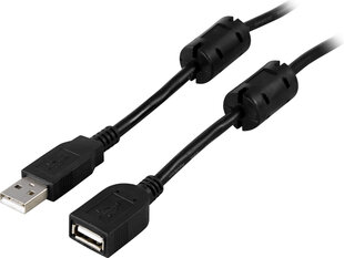 Deltaco USB 2.0 Type A Ha - Type A Ho 2 m hinta ja tiedot | Kaapelit ja adapterit | hobbyhall.fi
