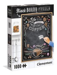 Palapeli Clementon Black Board Coffee, 1000-osainen hinta ja tiedot | Palapelit | hobbyhall.fi