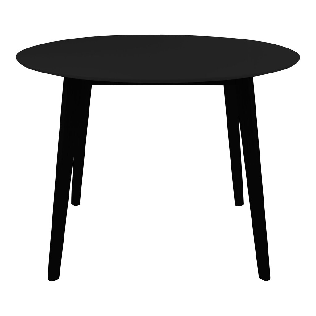 Ruokapöytä, halkaisija 75x105 cm, musta hinta ja tiedot | Ruokapöydät | hobbyhall.fi