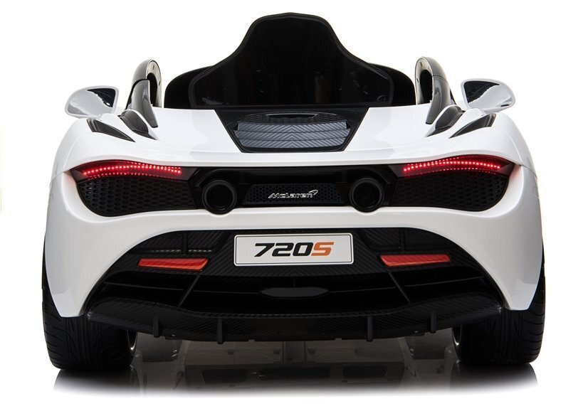 McLaren 720S yksipaikkainen sähköauto lapsille, valkoinen hinta ja tiedot | Lasten sähköautot | hobbyhall.fi