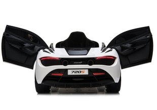 McLaren 720S yksipaikkainen sähköauto lapsille, valkoinen hinta ja tiedot | Lasten sähköautot | hobbyhall.fi