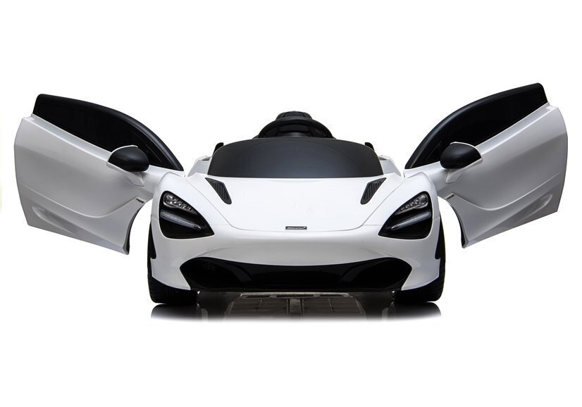 McLaren 720S yksipaikkainen sähköauto lapsille, valkoinen hinta ja tiedot | Lasten sähköautot | hobbyhall.fi