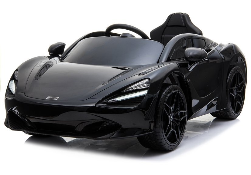 McLaren 720S yksipaikkainen sähköauto lapsille, musta hinta ja tiedot | Lasten sähköautot | hobbyhall.fi