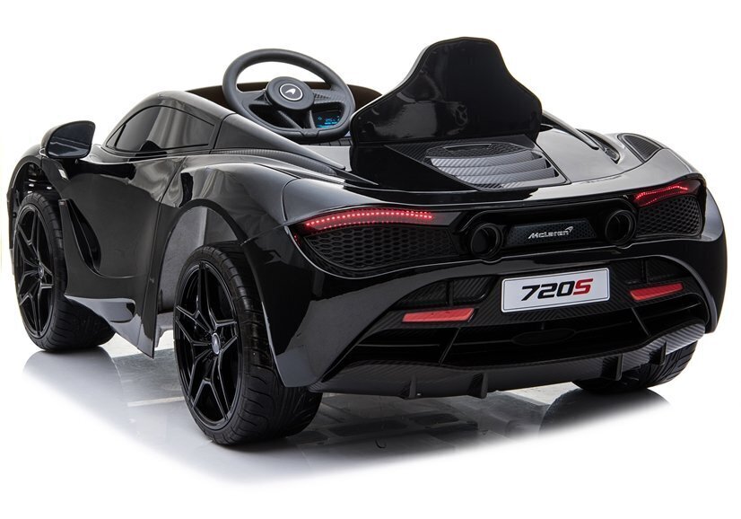 McLaren 720S yksipaikkainen sähköauto lapsille, musta hinta ja tiedot | Lasten sähköautot | hobbyhall.fi