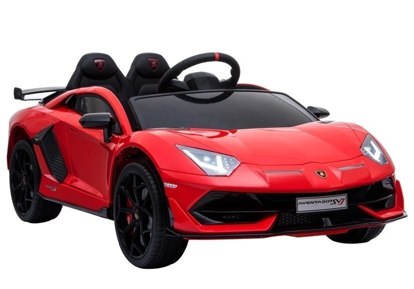 Lamborghini Aventador, yksipaikkainen sähköauto lapsille, punainen hinta ja tiedot | Lasten sähköautot | hobbyhall.fi