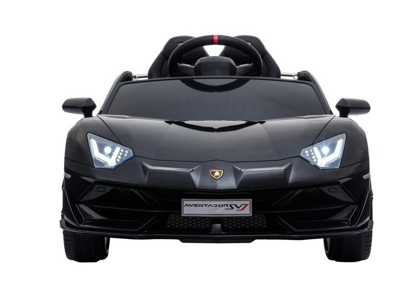 Lamborghini Aventador, yksipaikkainen sähköauto lapsille, musta hinta ja tiedot | Lasten sähköautot | hobbyhall.fi