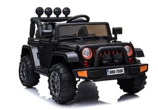 Jeep 4x4 yksipaikkainen sähköauto lapsille, musta hinta ja tiedot | Lasten sähköautot | hobbyhall.fi