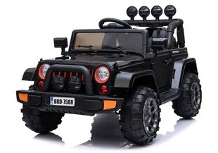 Jeep 4x4 yksipaikkainen sähköauto lapsille, musta hinta ja tiedot | Lasten sähköautot | hobbyhall.fi