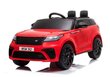 Range Rover yksipaikkainen sähköauto lapsille, lakattu punainen hinta ja tiedot | Lasten sähköautot | hobbyhall.fi